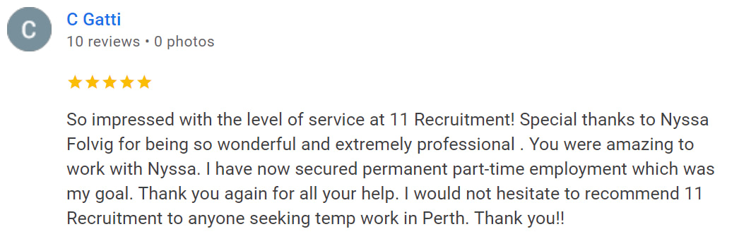 Jobs in Perth