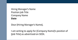 Demonstrate you have read the job ad