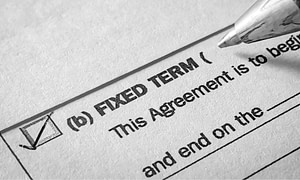 What is a fixed term employment contract?