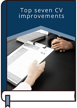 Top 7 CV improvements | E-book cover
